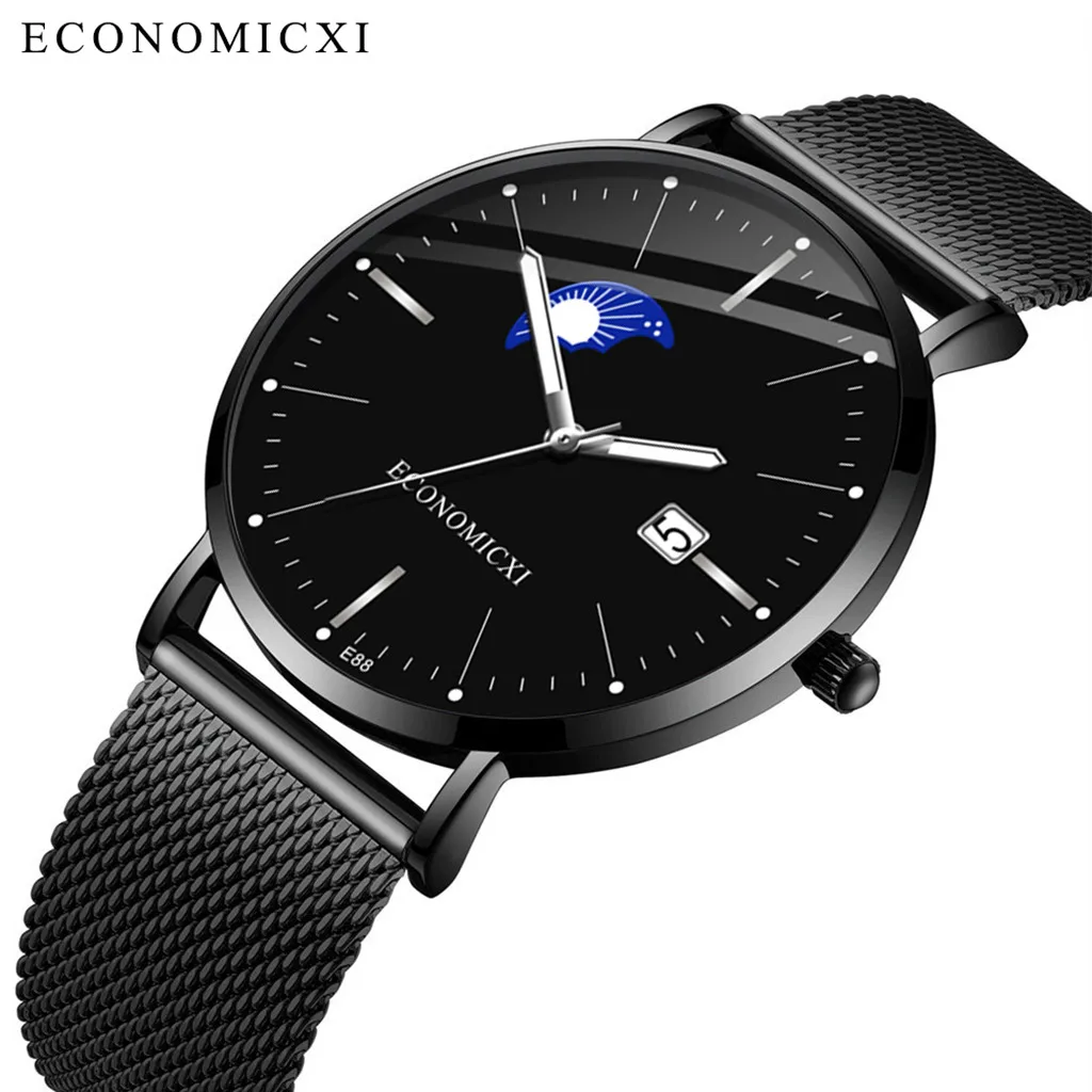 

Fashion Simple Luminous Small Dial Men's Quartz Watch Male Casual Wristwatch Clock Sport Analog Quartz Wrist Watch