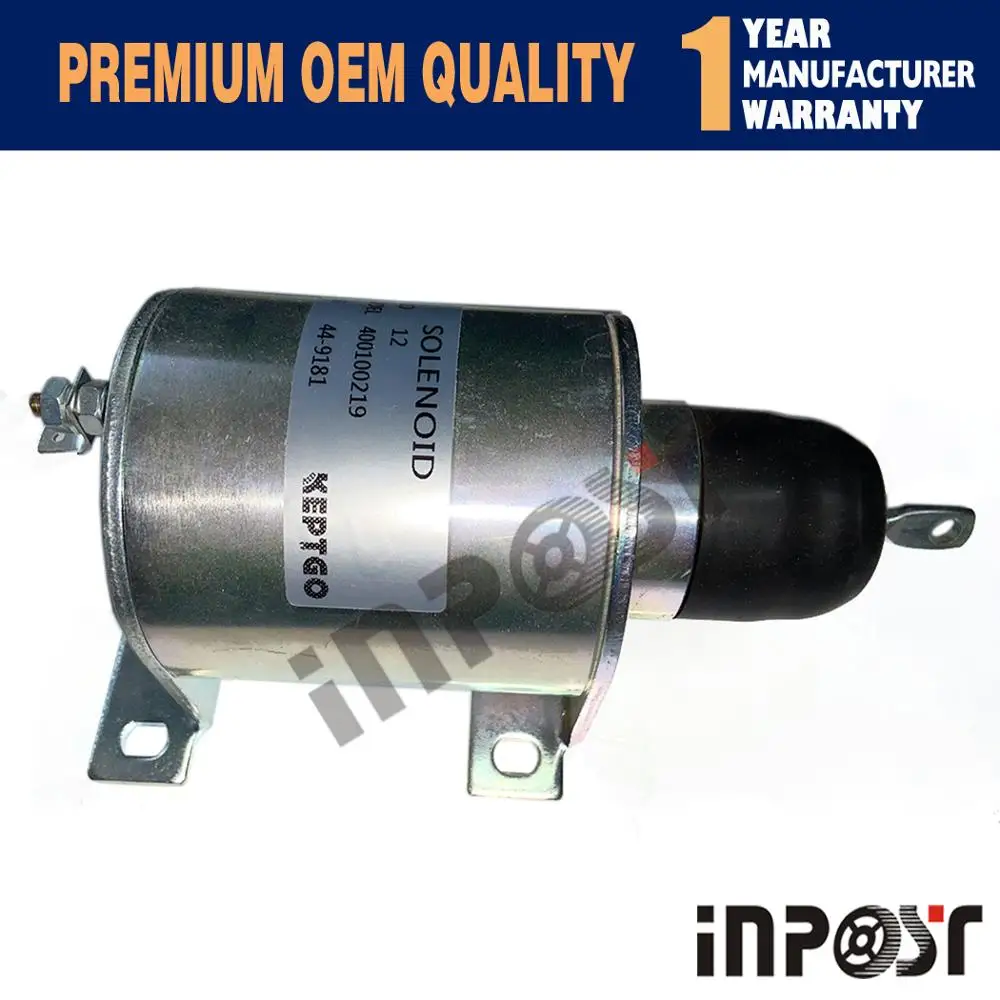 Соленоид остановки топлива INPOST 44-9181 400100219 449181 12 В для двигателя Thermo King |