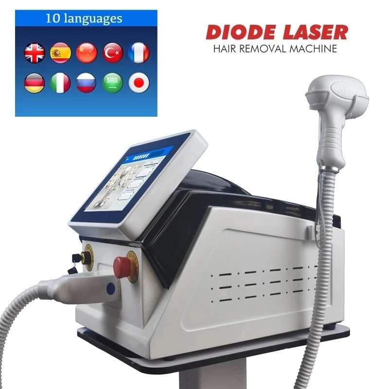 1200W 808Nm 755 1064nm Diode Laser Device Hair Removal Alexandrite Laser for best hair removal effect