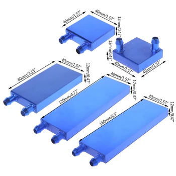 

Aluminum Alloy Water Cooling Block For Liquid Cooler Silver System Heat Sink R9JB