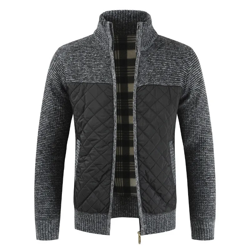 Suéteres de punto cálidos para hombre, chaquetas cárdigan, abrigos, ropa informal de punto, primavera, otoño e invierno, 2021
