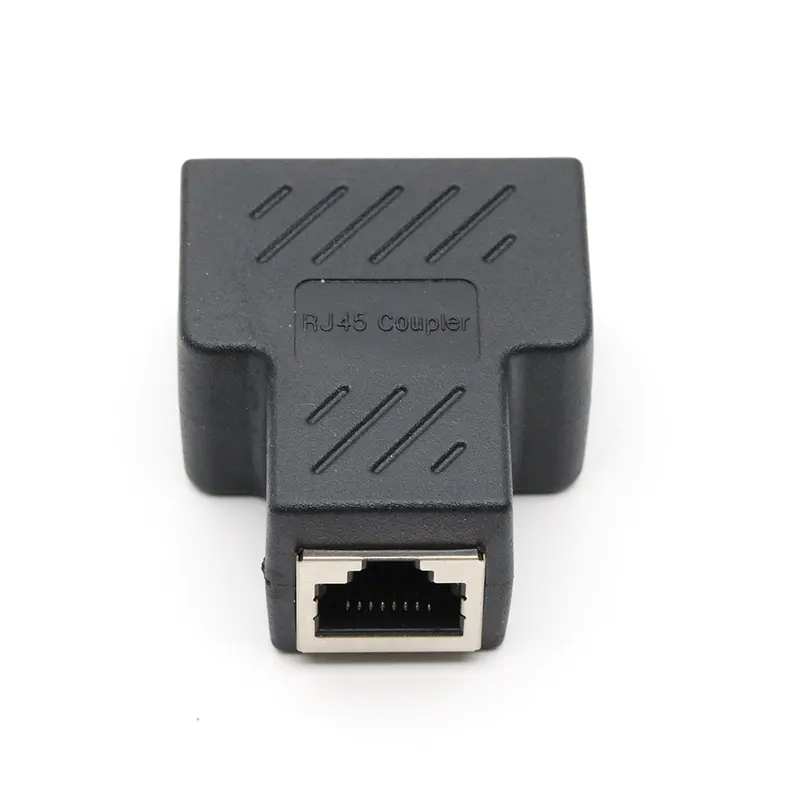 xintylink 1 to 2 ways lan rg45 cat6 cat5e cat5 8p8c stp shielded ethernet network cable rj45 female splitter connector adapter - Image 2