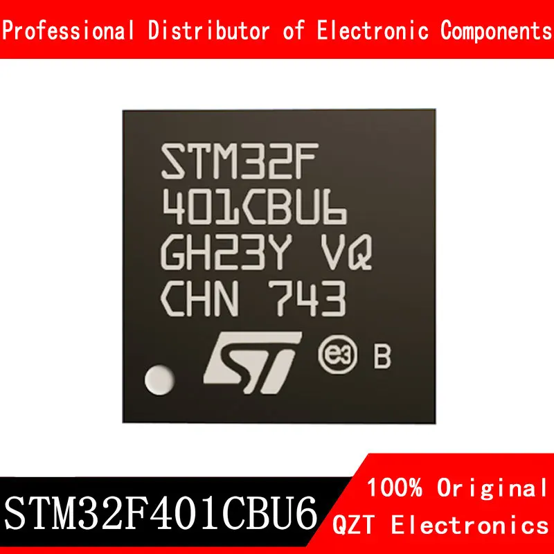 5pcs/lot new original STM32F401CBU6 STM32F401 UFQFPN48 microcontroller MCU In Stock