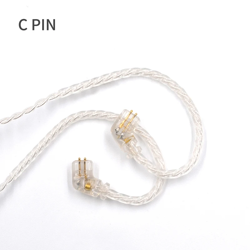  KZ Silver plated upgrade cable Earphones wire for lightning interface for iphone For ZS10 ZSN ZSN P