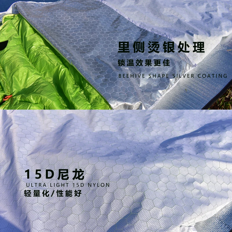 Emergence Sleeping Bag Lightweight Waterproof Sleeping Bag Tourism Reflection Warm Thermal Survival Blanket cover
