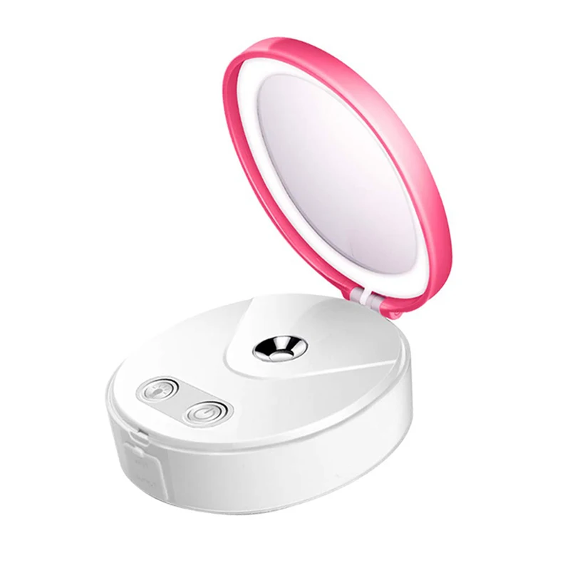 

Moisturizing Facial Body Nebulizer Mirror Steamer Mini Spray Multi Function Nano Mist Sprayer Makeup Power Bank Makeup Tools