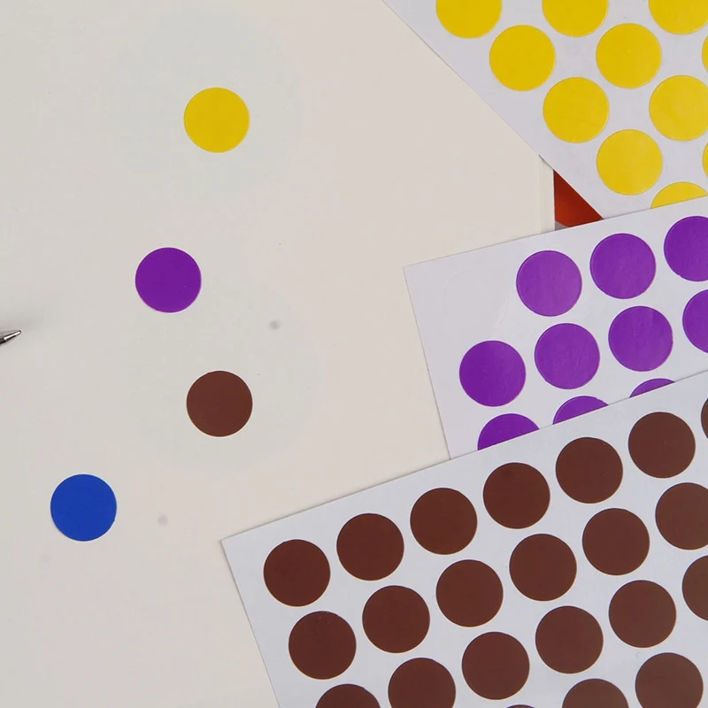 Avery Multi-Coloured Dot Stickers 8mm 416 Pack