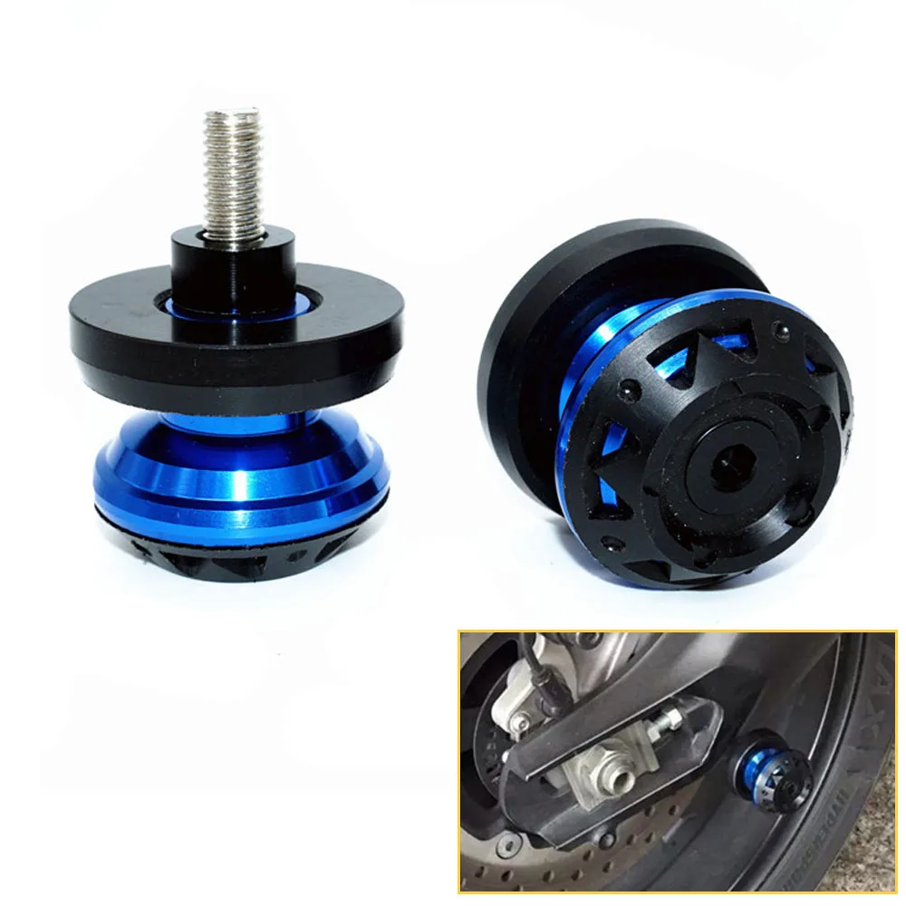 6mm Motorcycle CNC Swingarm Slider Spools stand screws For Yamaha YZF R1 R6 R6S MT09 MT-09 MT-07 FZ6 FZ8 FZ1 XJR 1300 MT-10 |