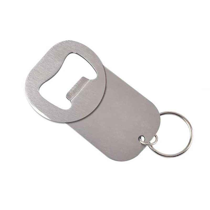 

Bottle Opener Simple Card Shape Portable Reusable Stainless Steel Drinks Beer Cap Remover