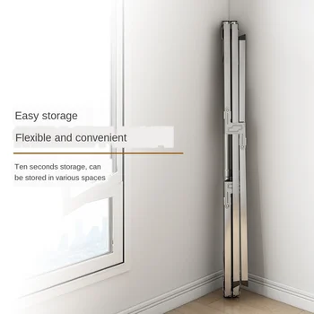 

Double Rod Balcony Clothes Rack Floor Folding Stainless Steel Clothes Hanger Indoor Cooling Hanger Telescopic Clothes Rail