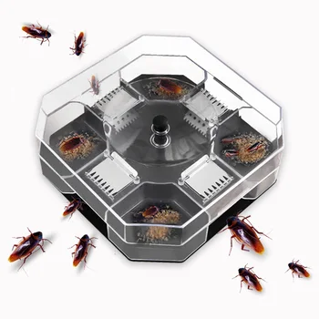 

Household Effective Cockroach Traps Box Reusable Cockroach House Cockroach Killer Bait Traps Pesticide for Kitchen Eco- friendly