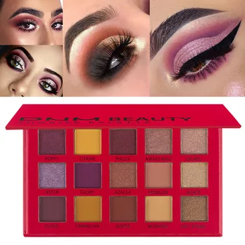 

15 Color Eyeshadow Palette High Quality Matte Waterproof Anti-Sweat Eyeshadow Palette Starter Makeup Palette TSLM2