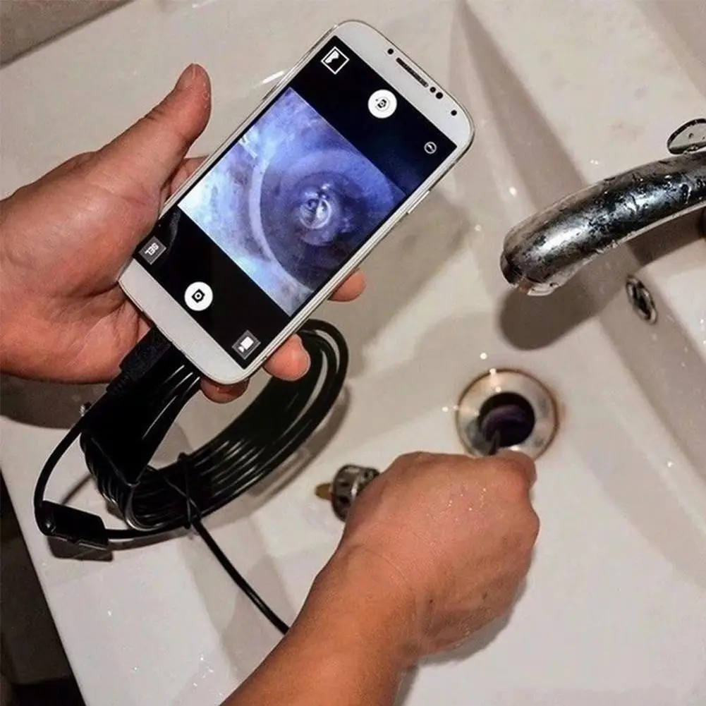 1m 2m 3.5m Type-c Android Mirco Usb Endoscope Camera Led Micro Waterproof Tube Soft Ip67 Line 6 E3y0 | Безопасность и защита