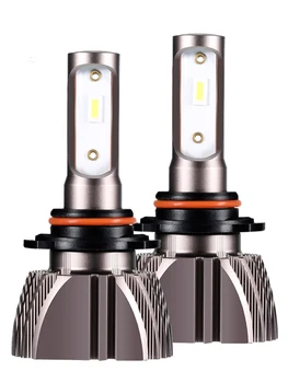 

2PCS 9006 Single lamp car modification LED headlight V12 series CSP chip 60w color temperature 6000K waterproof grade IP68