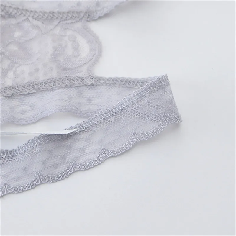 Sexy Women Panties Lace Hollow Out G-String Underwear Female Thong Low Waist Briefs With Bow Women Lingerie Lady Intimates Tanga