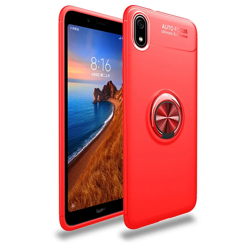 Магнитный кольцом чехол Redmi 7A на ксиоми редми 7а для Мягкий Силиконовый