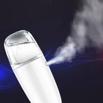 

30ml USB Rechargable Humidifier Air Diffuser Handheld Water Ultrasonic Nano Essential Car Oil Steamed Face with Light for Home