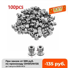 Автомобильные шины, шпильки, винты, зимние шипы, колесные шины, цепи для снега, шпильки для обуви, ATV, автомобильные мотоциклетные шины, 100 шт., зимние колесные наконечники