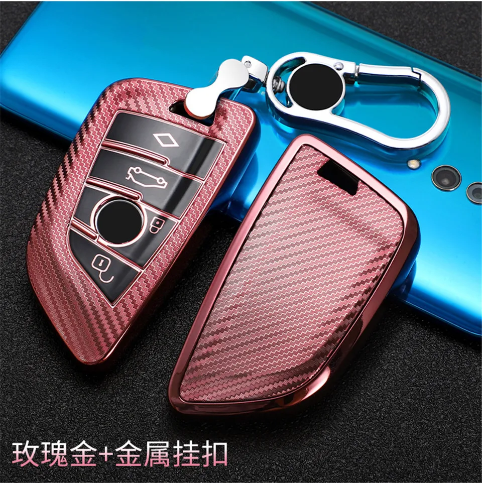 Tpu Carbon Fiber Car Key Fob Cover Case Bag Skin Shell Holder For Bmw X5 F15 X6 F16 G30 7 Series G11 X1 F48 F39 Smart Key - - Racext™️ 34 - Racext Tpu Carbon Fiber Car Key Fob Cover Case Bag Skin Shell Holder For Bmw X5 F15 X6 F16 G30 7 Series G11 X1 F48 F39 Smart Key - - Racext™️ - - Racext 33
