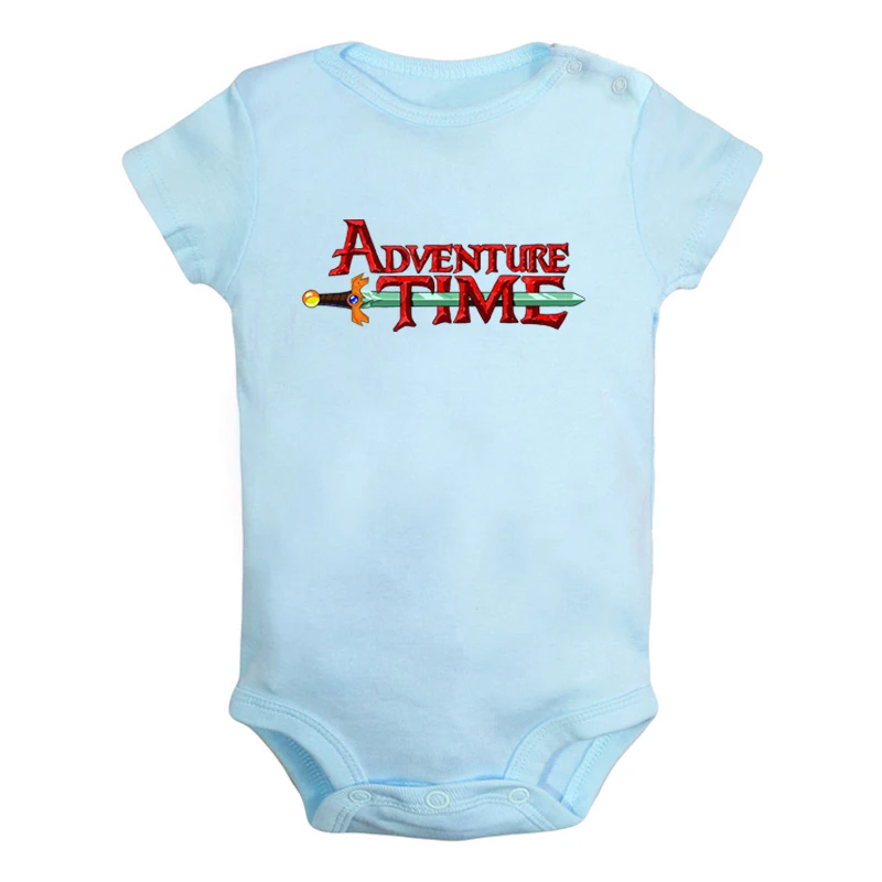 Funny Cartoon Adventure Time Beemo BMO Design Newborn Baby Boys Girls Outfits Jumpsuit Printing Infant Bodysuit Clothes