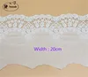 3yards/lot Beige White100% Cotton Embroidered Lace Fabrics, Women's Clothing Diy Lace Trim, Free Shipping RS1689 ► Photo 3/5