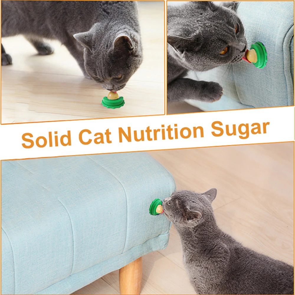 Healthy Cat Catnip Solid Cat Sugar Cats Sugar Snacks Licking Candy Solid Cats Nutrition Energy Ball Catnip Toys Pet Products