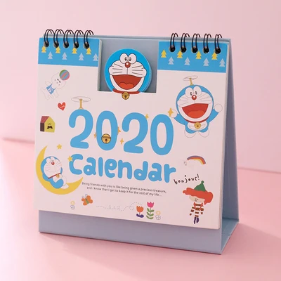 doraemon only 5 шт. мультяшная кошечка Дораэмон лошадь Новогодняя бумага календарь подарок с китайским лунным календарем и бумагой Примечание - Цвет: doraemon only