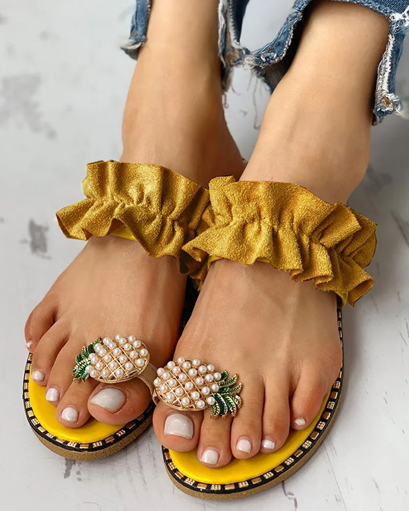 Новые модные Для женщин Летняя нескользящая обувь на платформе туфли на танкетке женские туфли-лодочки на высоком каблуке, открытые пляжные шлёпанцы, тапочки sapato feminino