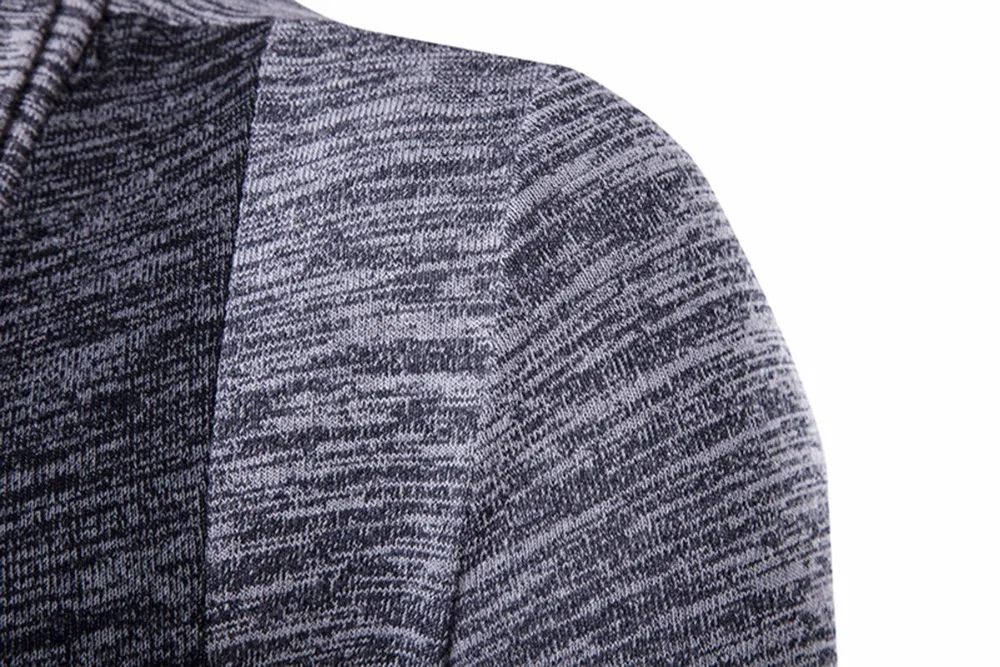 Повседневная мужская куртка в стиле пэчворк с длинным рукавом мужской модный мужской Тренч осенний хлопковый мужской модный серый пиджак с открытой строчкой верхняя одежда