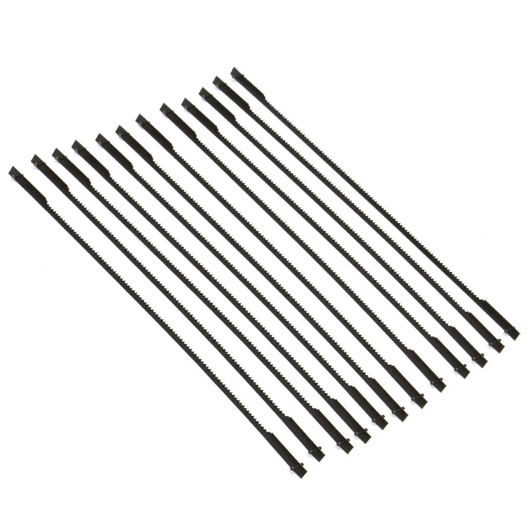 DWZ 12pcs New 5'' 127mm Pinned Scroll Saw Blades Woodworking Power Tools Accessories