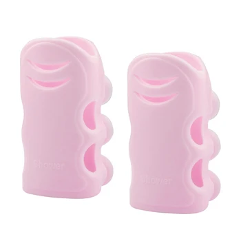 

2pcs/pack Wall Mounted Bathtub Shower Holder Suction Cup Waterproof Rack Silicone Adjustable Reusable Stand For Bathroom Bracket