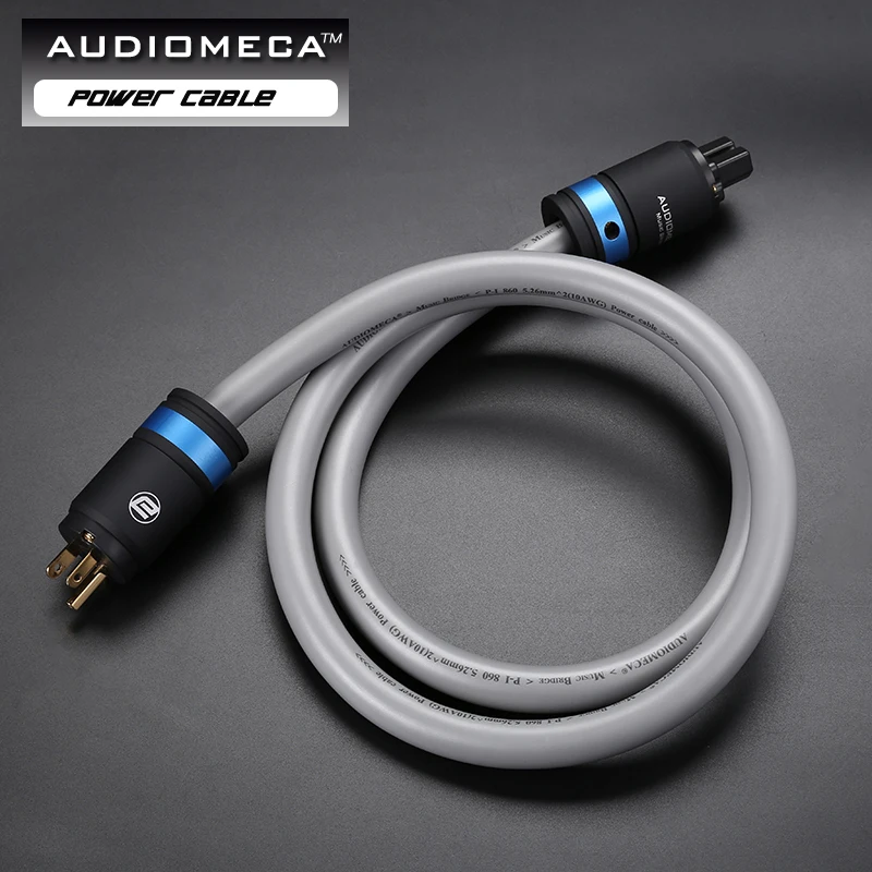 Кабель питания Audiomeca Hi Fi аудио Чистый медный шнур позолоченный американский стандарт|Кабели VGA| |
