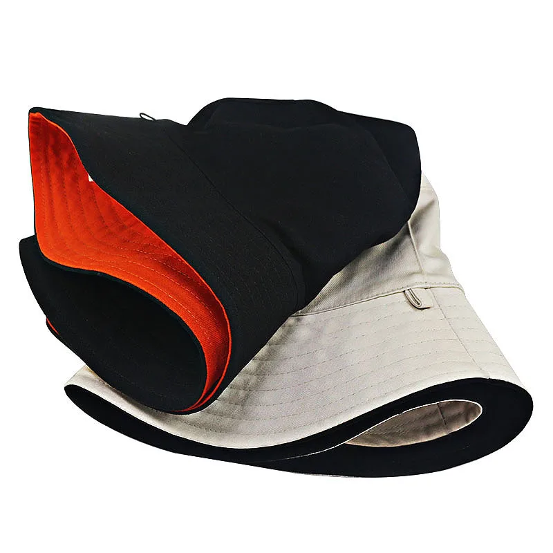 Bucket Hats Mens Cotton Hat Big Size Bucket Hats Plus Size Man Hat Large Head Outdoor Panama Caps Cotton Fisherman Hats 56-59cm 59-64cm
