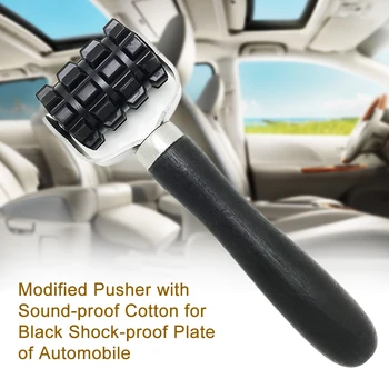 

Hot Car Durable Accessories Heat Shield Rolling Wheel Sound Deadener Tool Shock Board Effective Construction Black Noise Insulat