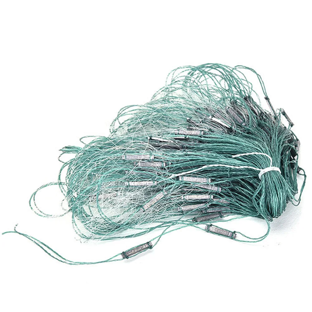 

1Pcs Fishing Net 20m 3 Layers High Quality Monofilament Gill Chemical Fiber Fishing Net with Float Fish Trap Outdoor Fish Net
