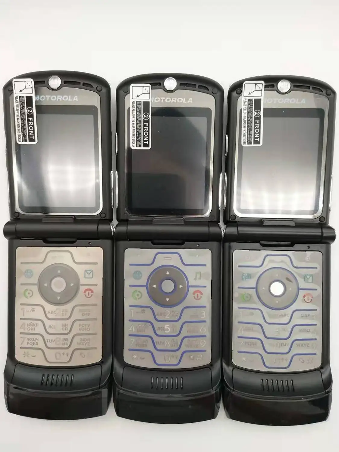 Хорошее качество оригинальная мировая версия флип GSM Quad Band Motorola Razr V3 мобильный телефон один год гарантии