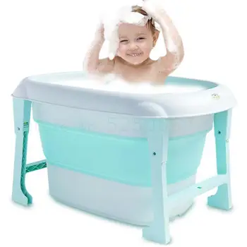 

Baby Folding Bath Bath Bath Children Bath Can Sit And Lie In Baby Bath Barrel