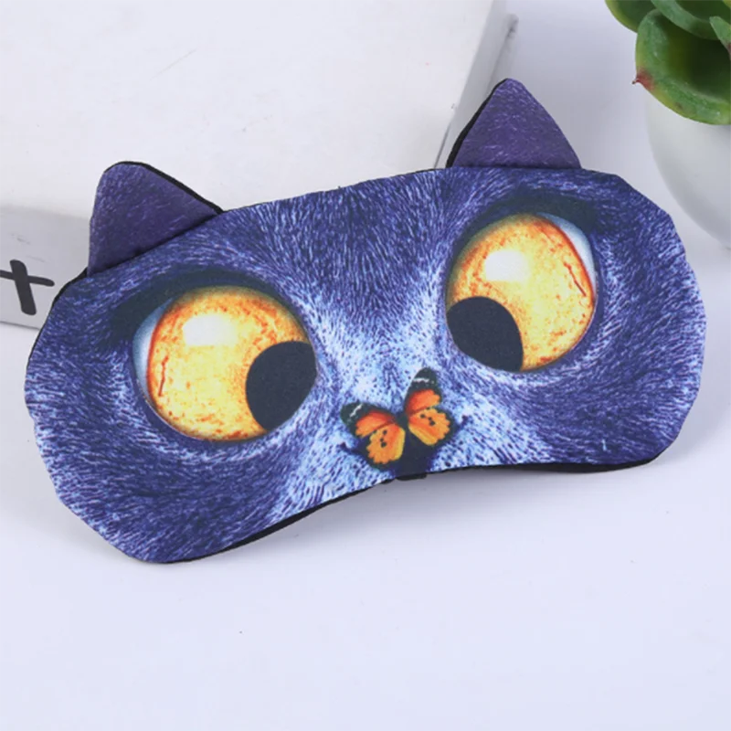 3D Animal Sleep Mask Eye Mask Eyeshade Cover Shade Natural Sleeping Eye Patch Soft Blindfold