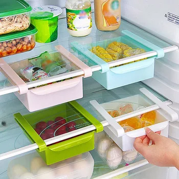 

Refrigerator Storage Box Basket Home Kitchen Storage Rack Fresh Storage Compartment Storage Drawer Basket