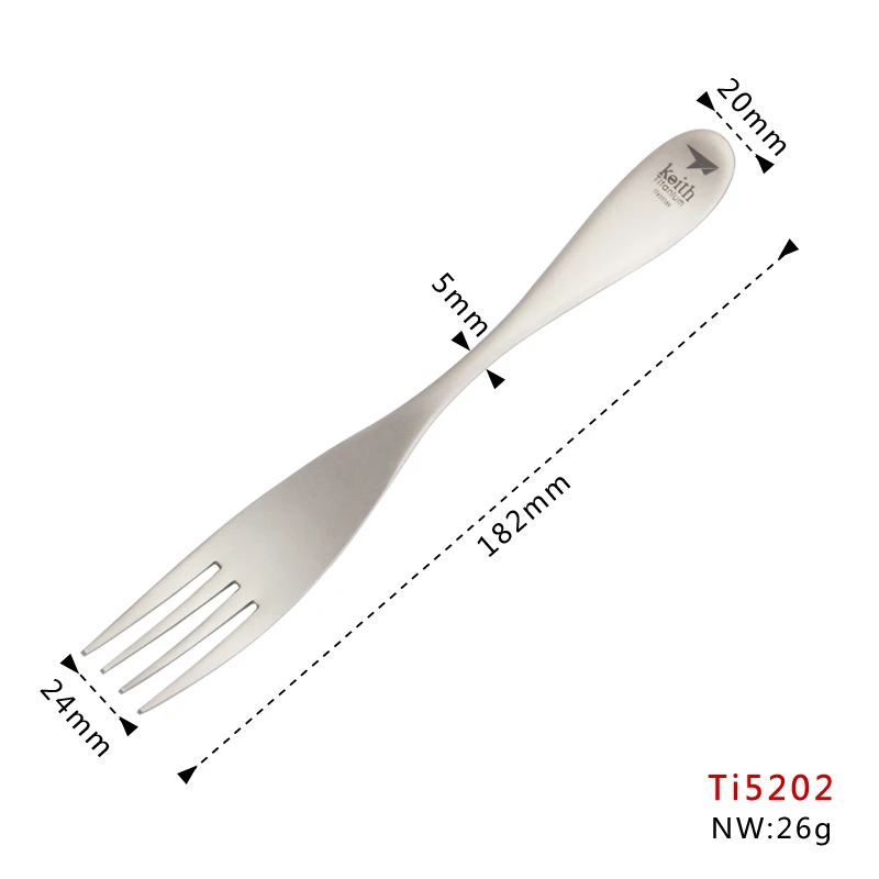 Fork 3Pcs столовые приборы Cutlery Western Dessert Cutlery Ice Cream Spoon Long Handle Titanium Tableware Christmas Party Supplies - Цвет: Fork