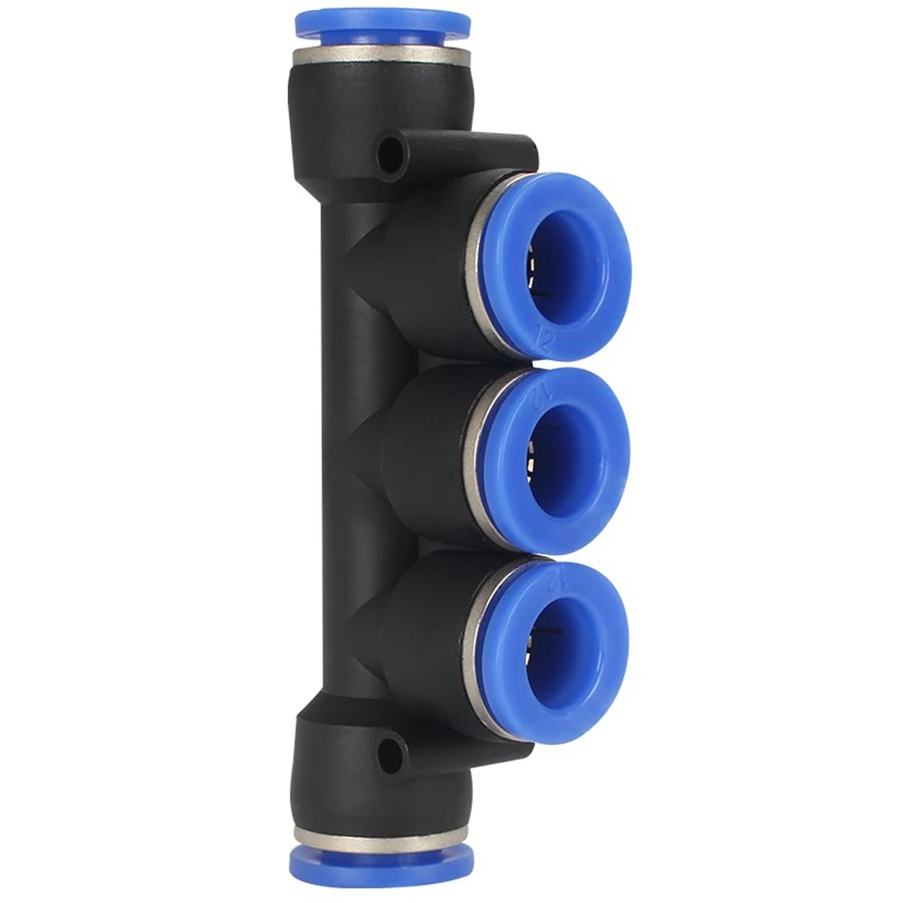 

PK pneumatic connector hose plastic five-way quick connector quick plug-in air distributor gas connector quick connector 4-12mm