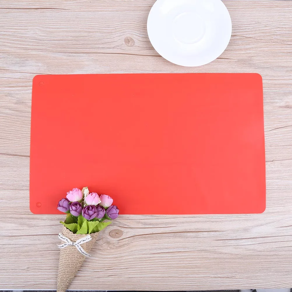 1Pcs Silicone Non Slip Dining Table Mat Waterproof Placemat Resistant