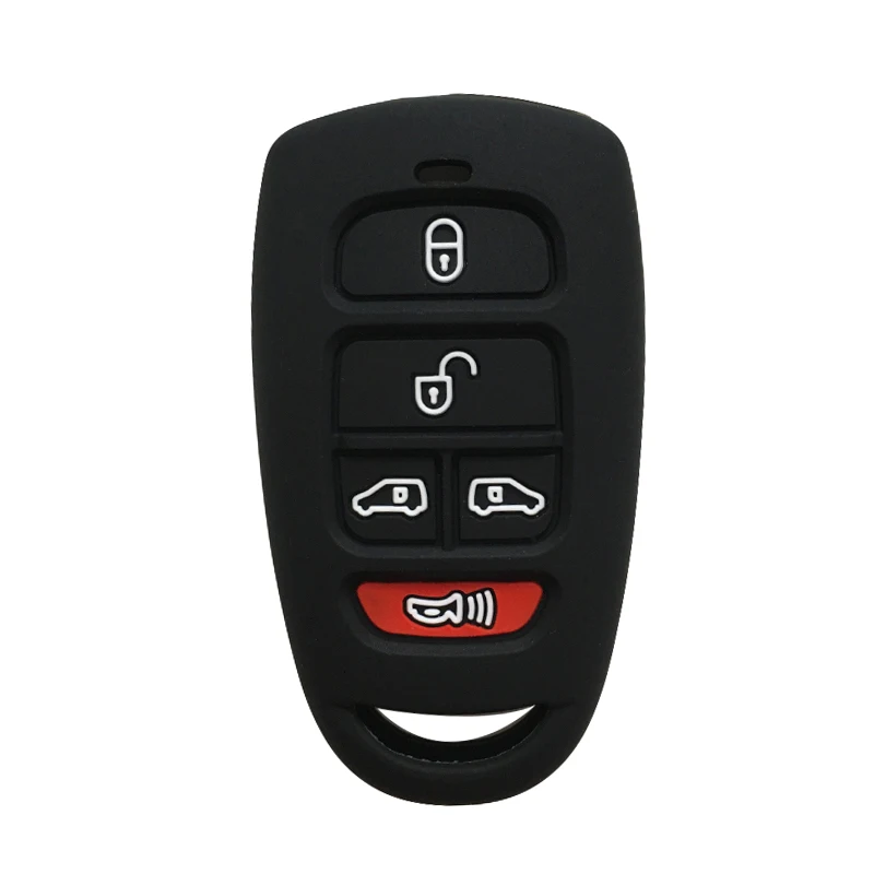Резиновый чехол для автомобильного ключа для Kia Carnival Sedona Royale для hyundai entourage Key автомобильный чехол для брелока сигнализация флип-ключ