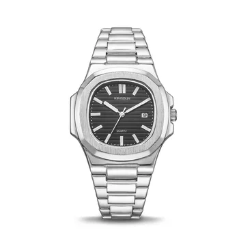 

Sports Watch Stainless Steel Belt Men Watch Calendar Luminous Fashion Casual Quartz Watch Male 921D