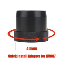 Цифровой Ночное видение адаптер Sleave 42/45/48 мм, 3 размера, байонет подходит для NV007 Ночное видение 48 мм кронштейн