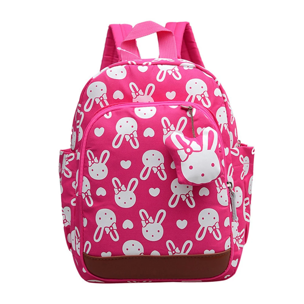 Ярко-розовый Местный запас Mochilas Escolares Infantis Анти-потери Детские рюкзаки забавный рюкзак с героями комиксов детские школьные сумки сумка для девочек - Цвет: Ярко-розовый