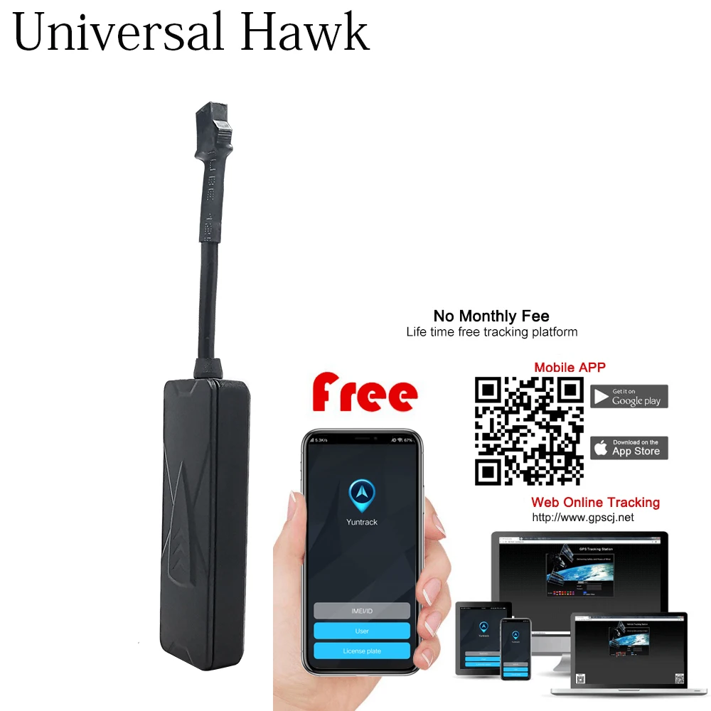

Builtin Battery GLONASS GSM Car GPS Tracker For Vehicle Motorcycle Locator Tracking management platform cut off Oil Power