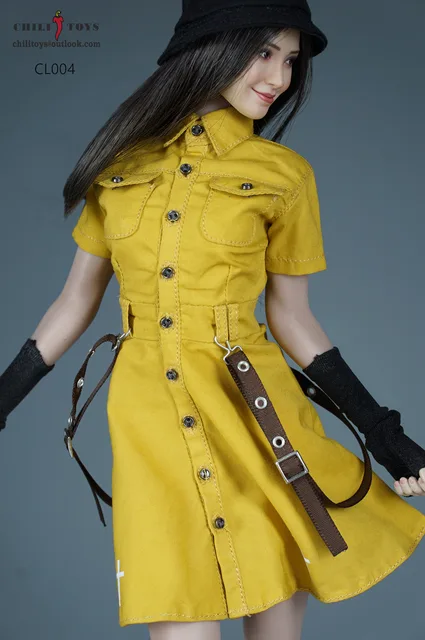 3 Colors CHILI TOYS CL004 1/6 Scale Sexy Girl Vigorous Youth Workwear Dress Clothes Set for 12'' Female Soldier Action Figure 3