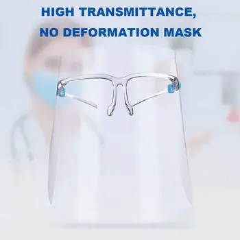 

2PCS Kitchen Special Anti-oil Mask Transparent Oil Prevent Mask Practical Anti-fog Mask Household Kitchen Mask for Home Restaura