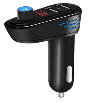 

1PCS Bluetooth Handsfree Car Kit Wireless A2DP Car MP3 Audio Player FM Transmitter Dual USB Car Charger